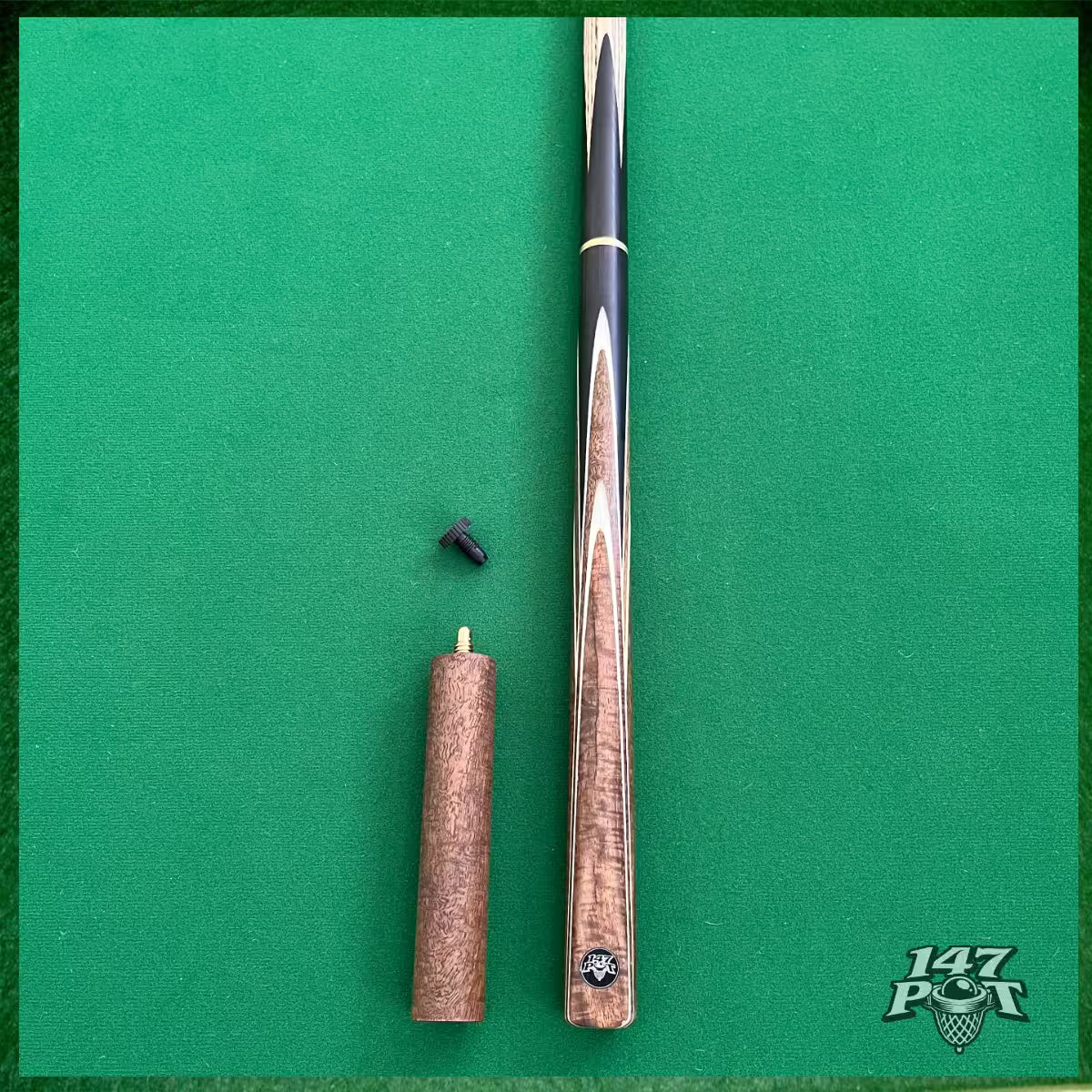 58" ¾ Joint Handmade Ash 9.5mm Tip Snooker/Pool Cue - Emberwood 58