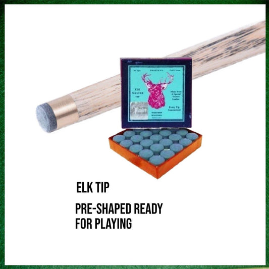 57" Rainbow Arrows 3/4 Jointed 9.5mm Elk Master Tip Brass Ferrule English Ash Snooker/Pool Cue - 147Pot - UK - Fast Delivery