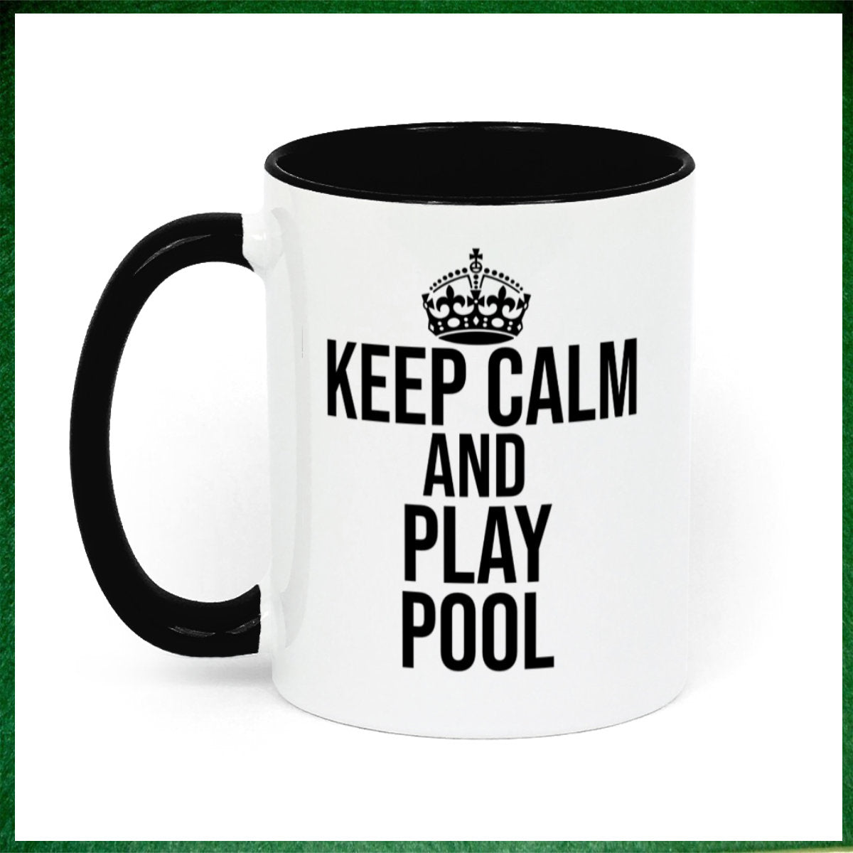 Keep Calm and Play Pool 11oz Mug || Mug, Coaster & Set Options