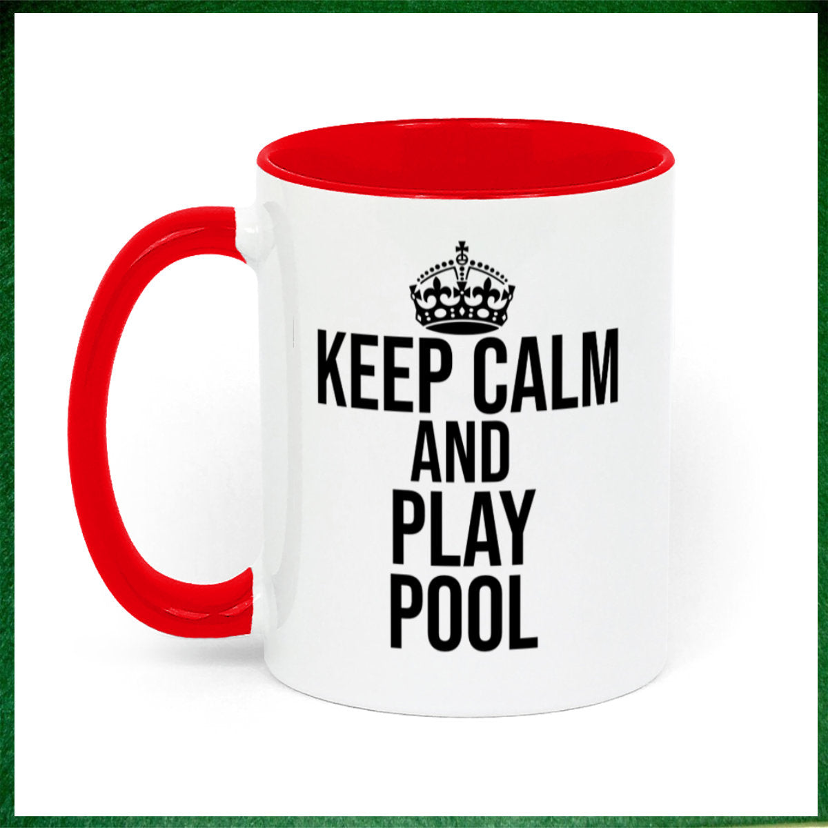 Keep Calm and Play Pool 11oz Mug || Mug, Coaster & Set Options