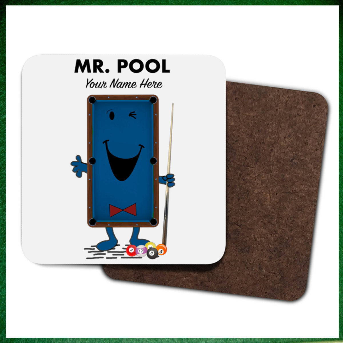 Mr.Pool Personalised Novelty 11oz Mug || Mug, Coaster & Set Options