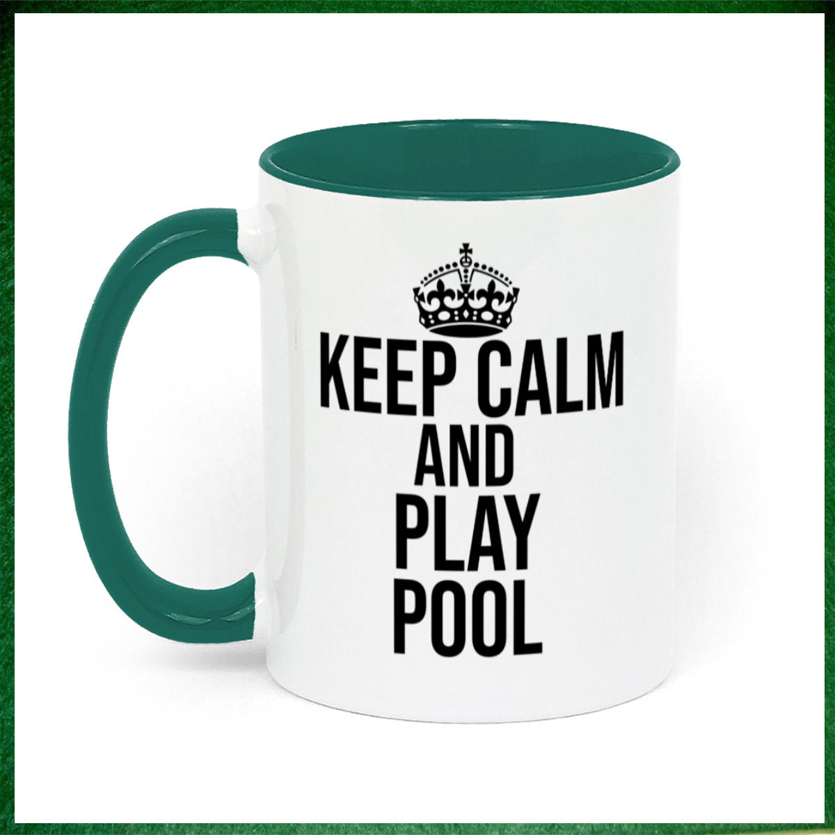 Keep Calm and Play Pool 11oz Mug || Mug, Coaster & Set Options