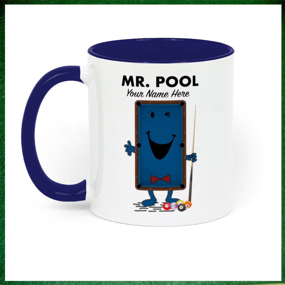 Mr.Pool Personalised Novelty 11oz Mug || Mug, Coaster & Set Options