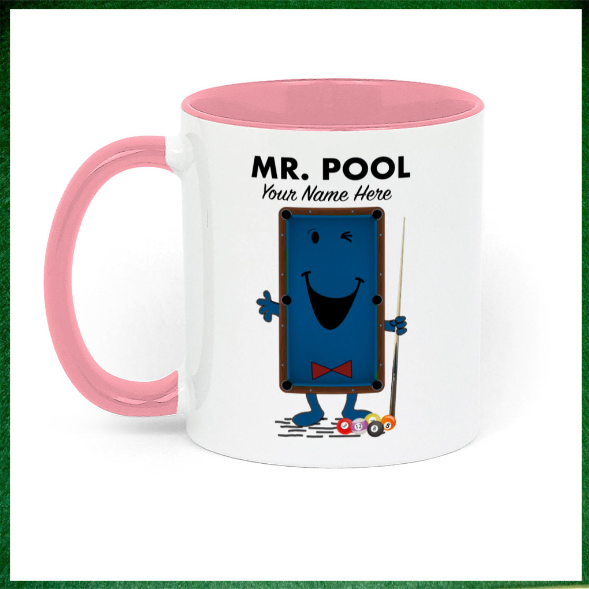 Mr.Pool Personalised Novelty 11oz Mug || Mug, Coaster & Set Options