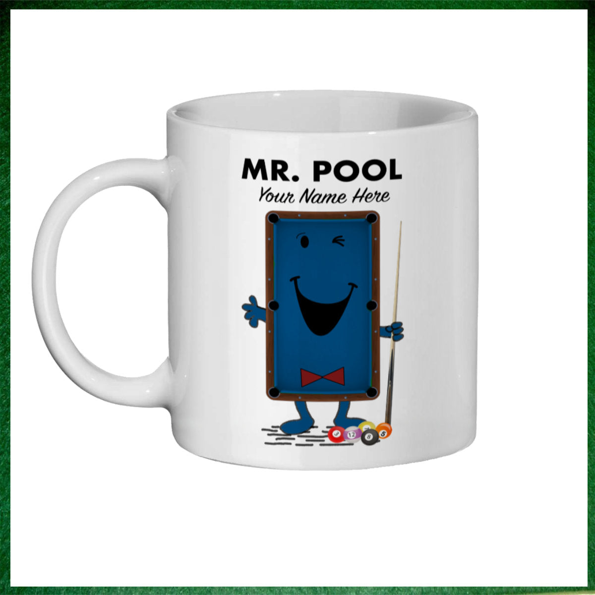 Mr.Pool Personalised Novelty 11oz Mug || Mug, Coaster & Set Options