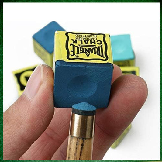 Tweetens Triangle Snooker Pool Billiard Cue Chalk – 1xBlue