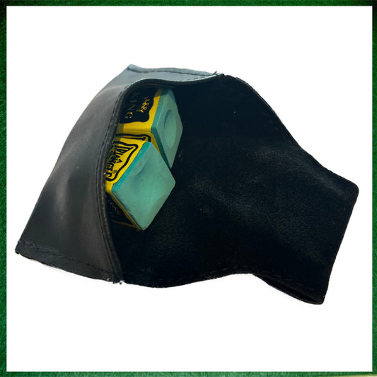 Leather Chalk Pouch With Flexible Belt Hook
