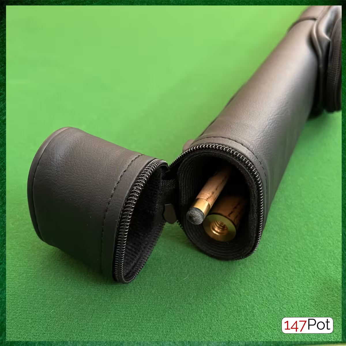 2-Piece Snooker Cue Case with Internal Partitioned Protective Walling