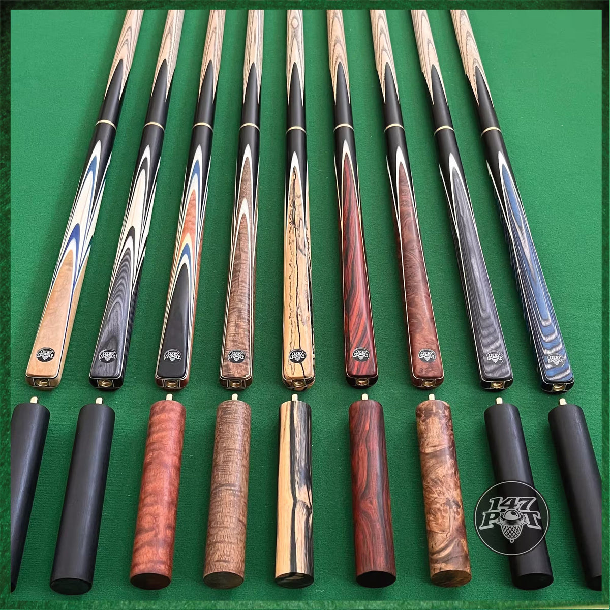 147POT Handmade Snooker Cues UK