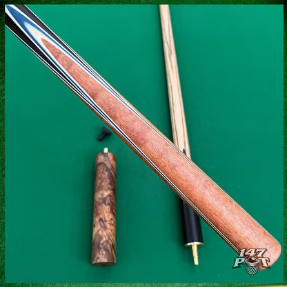 58" ¾ Joint Handmade Ash 9.5mm Tip Snooker/Pool Cue - Royalcrest