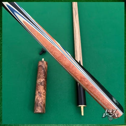 58" ¾ Joint Handmade Ash 9.5mm Tip Snooker/Pool Cue - Royalcrest