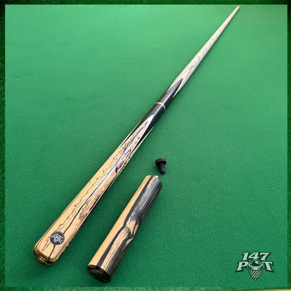 57" ¾ Joint Handmade Ash 9.5mm Tip Snooker/Pool Cue - Inkwood