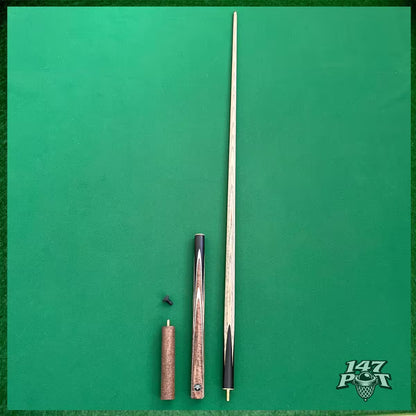 58" ¾ Joint Handmade Ash 9.5mm Tip Snooker/Pool Cue - Emberwood 58