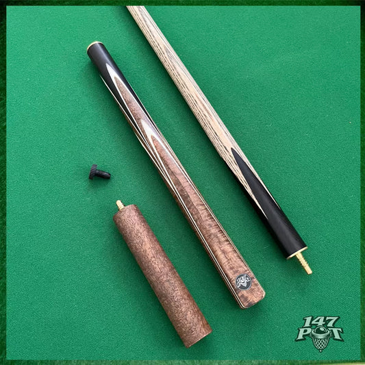 58" ¾ Joint Handmade Ash 9.5mm Tip Snooker/Pool Cue - Emberwood 58