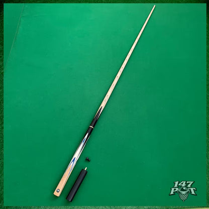 57" ¾ Joint Handmade Ash 9.5mm Tip Snooker/Pool Cue - Bluecrest
