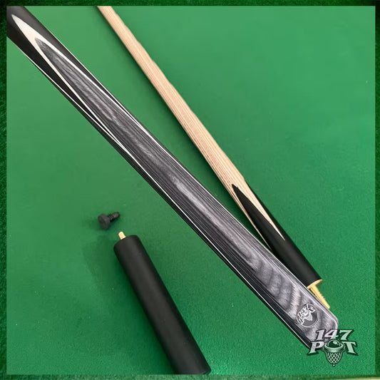57" ¾ Joint Handmade Ash 9.5mm Tip Snooker/Pool Cue - Silverwood
