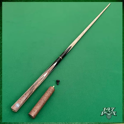 57" ¾ Joint Handmade Ash 9.5mm Tip Snooker/Pool Cue - Emberwood 57