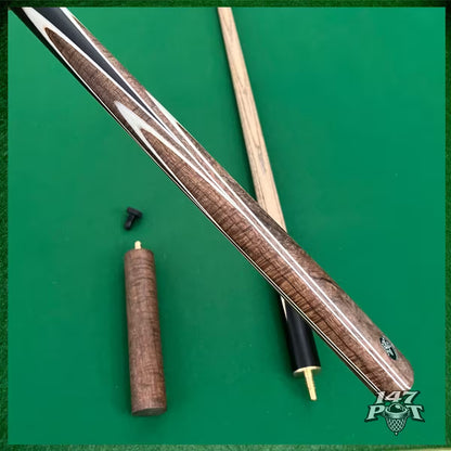 57" ¾ Joint Handmade Ash 9.5mm Tip Snooker/Pool Cue - Emberwood 57