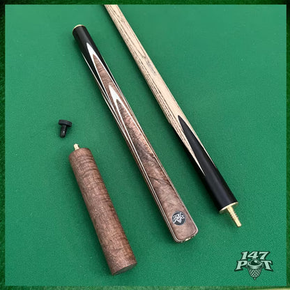 57" ¾ Joint Handmade Ash 9.5mm Tip Snooker/Pool Cue - Emberwood 57