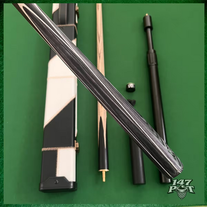 57" Snooker/Pool Cue + Case + 2x Extensions Bundle :: Silverwood