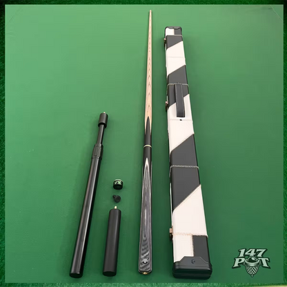 57" Snooker/Pool Cue + Case + 2x Extensions Bundle :: Silverwood