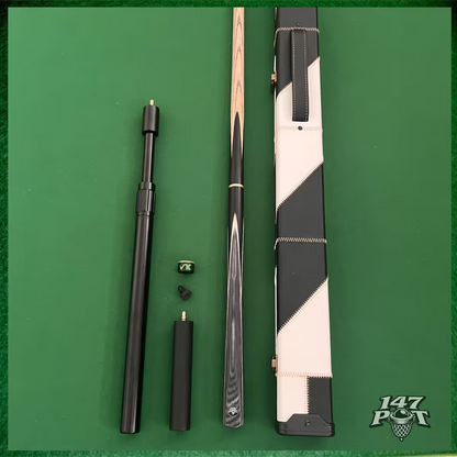 57" Snooker/Pool Cue + Case + 2x Extensions Bundle :: Silverwood