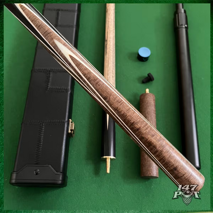 57" Snooker/Pool Cue + Case + 2x Extensions Bundle :: Emberwood 57