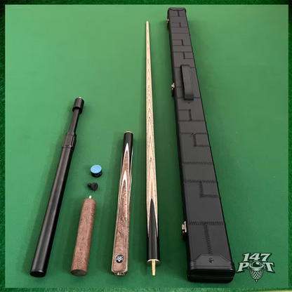 57" Snooker/Pool Cue + Case + 2x Extensions Bundle :: Emberwood 57
