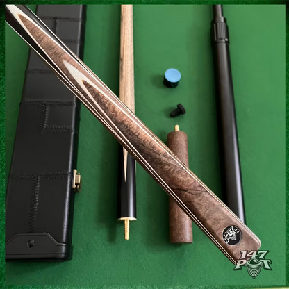 57" Snooker/Pool Cue + Case + 2x Extensions Bundle :: Emberwood 57