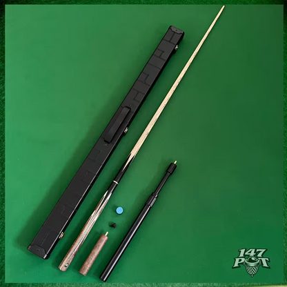 57" Snooker/Pool Cue + Case + 2x Extensions Bundle :: Emberwood 57