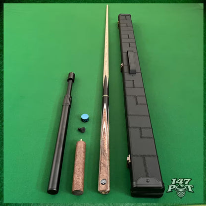 57" Snooker/Pool Cue + Case + 2x Extensions Bundle :: Emberwood 57