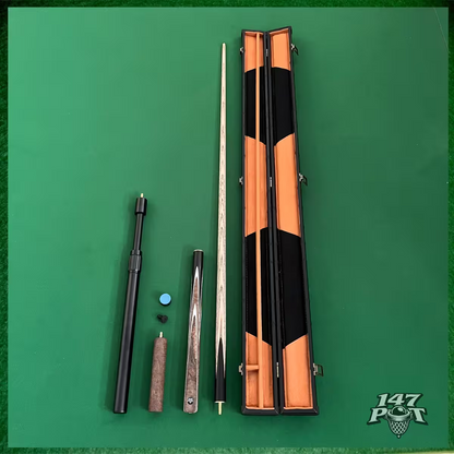 57" Snooker/Pool Cue + Case + 2x Extensions Bundle :: Emberwood 57