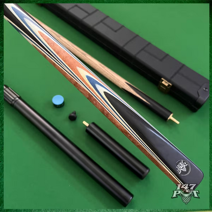 58" Snooker/Pool Cue + Case + 2x Extensions Bundle :: Royalcrest