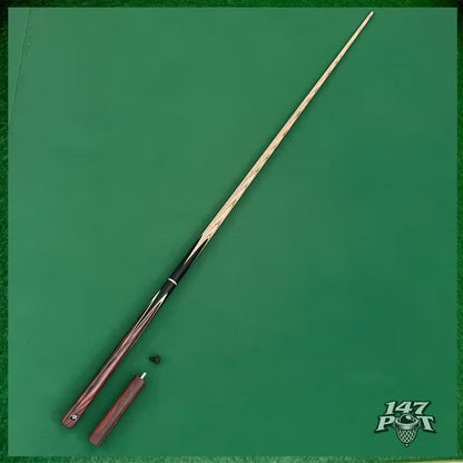 58" ¾ Joint Handmade Ash 9.5mm Tip Snooker/Pool Cue - Rubywood