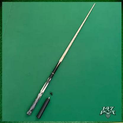 58" ¾ Joint Handmade Ash 9.5mm Tip Snooker/Pool Cue - Shadowcrest