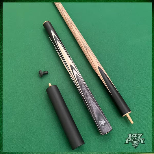58" ¾ Joint Handmade Ash 9.5mm Tip Snooker/Pool Cue - Shadowcrest
