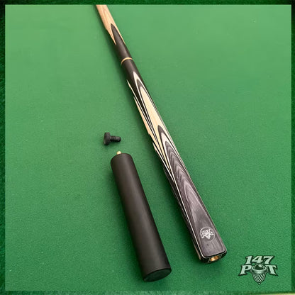 58" ¾ Joint Handmade Ash 9.5mm Tip Snooker/Pool Cue - Shadowcrest