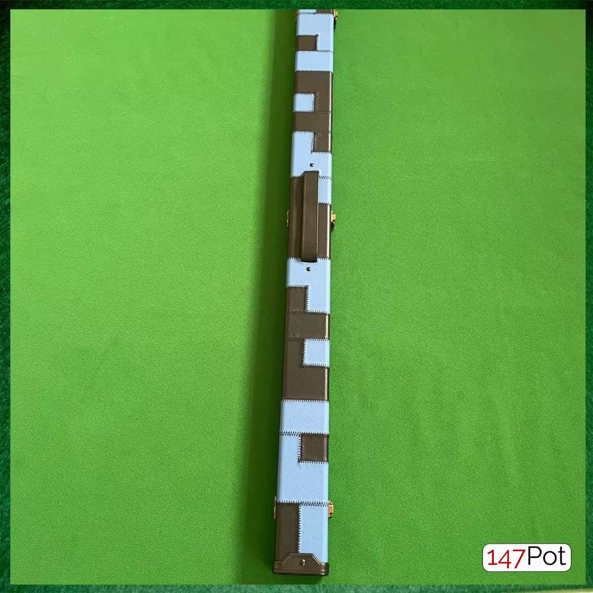 black and blue block hard snooker cue case uk