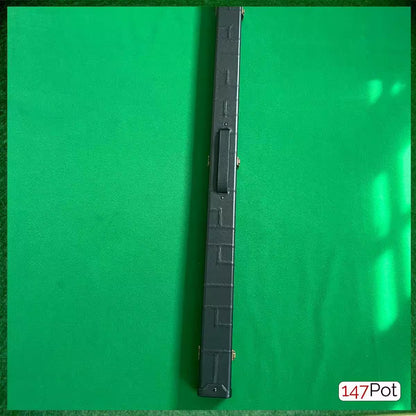 classic black hard snooker cue case with accessoies compartment