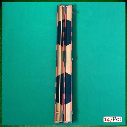 red snooker cue case with chalk compartment uk