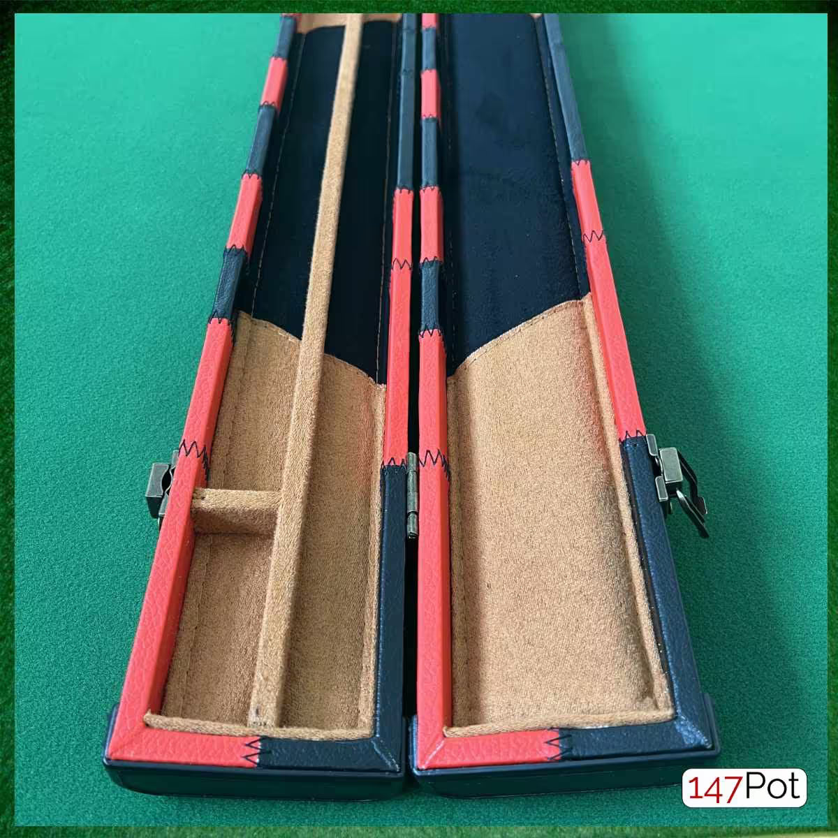 147 pot black snooker cue case uk