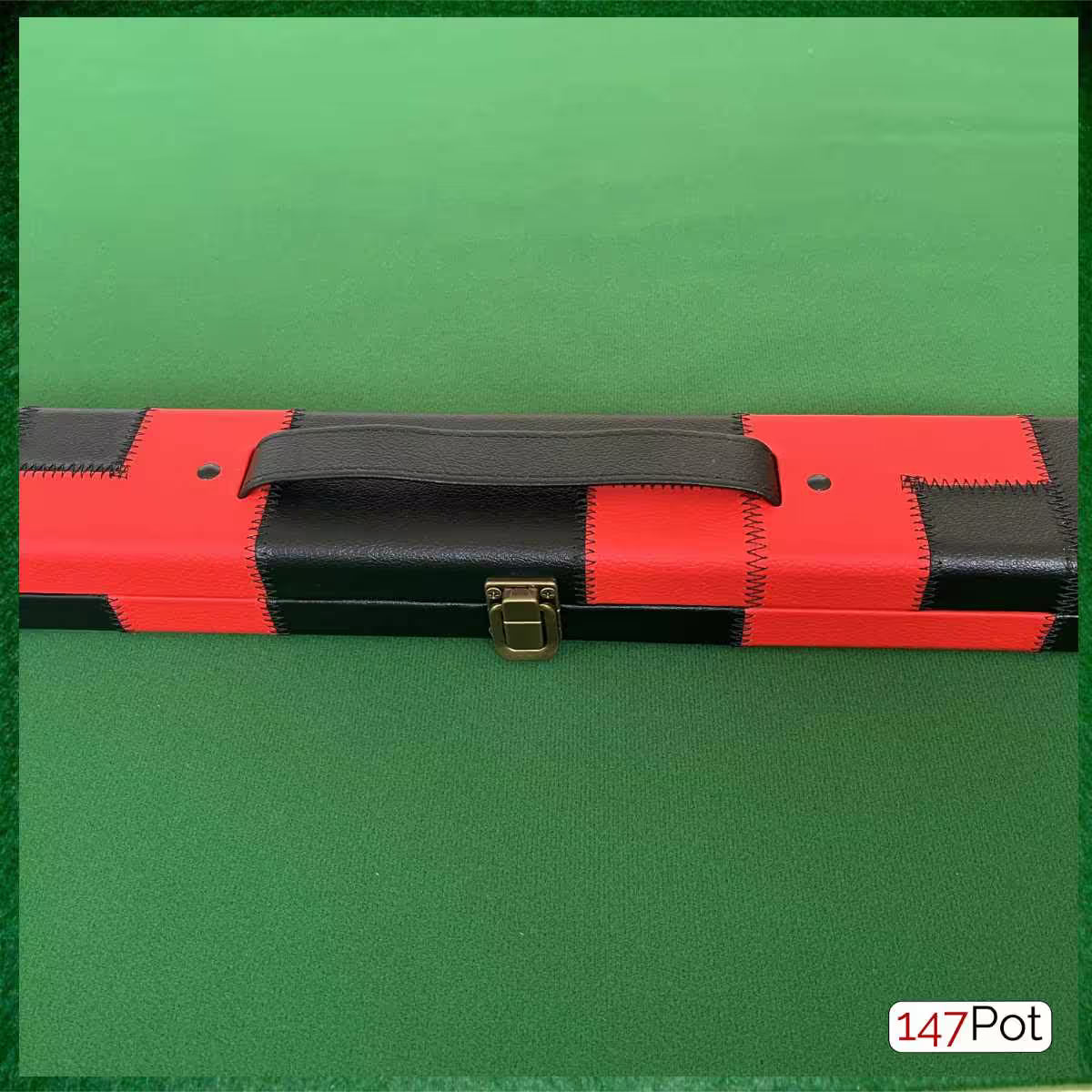 black and red checkered snooker cue case uk