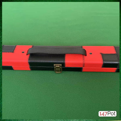 black and red checkered snooker cue case uk