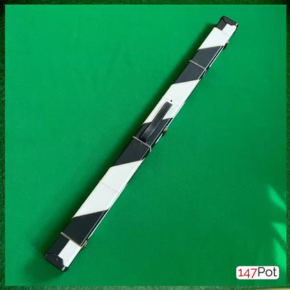 black and white angle pattern snooker cue case uk