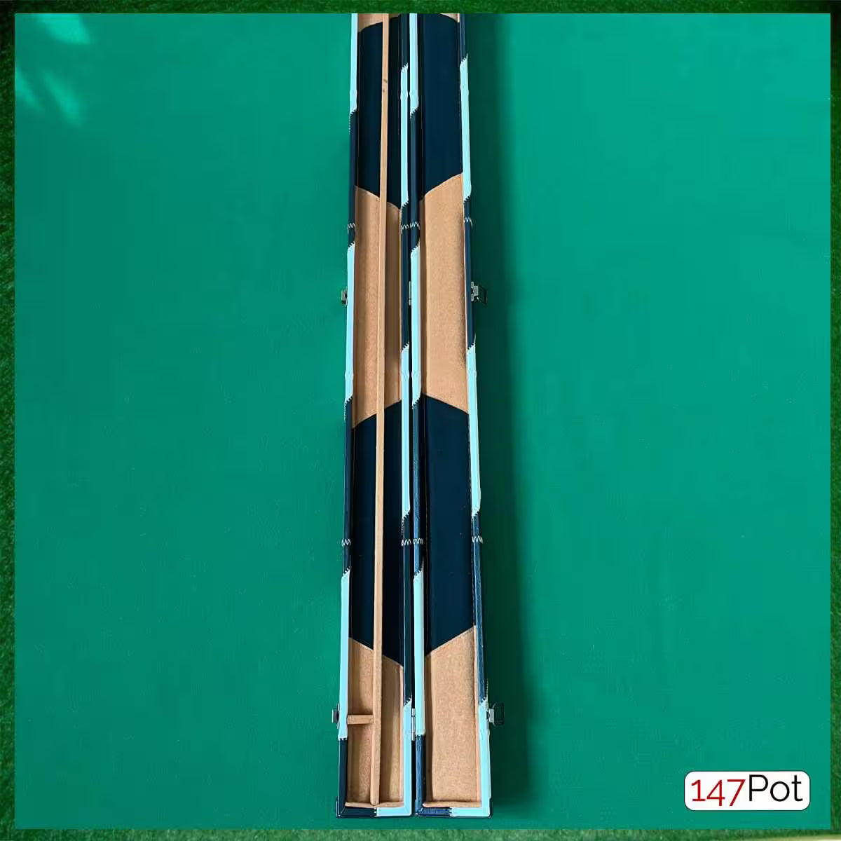 3 4 joint snooker cue case hard