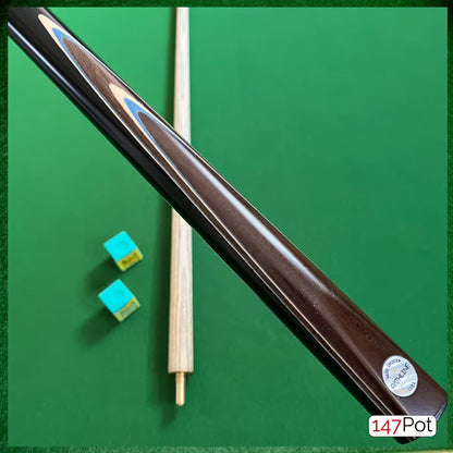 57" 2-Piece Handmade Ash 9.5mm Tip Exotic Splice Snooker Pool Cue - Pathline Series