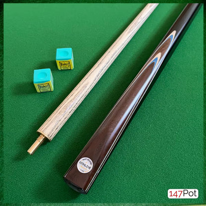 57" 2-Piece Handmade Ash 9.5mm Tip Exotic Splice Snooker Pool Cue - Pathline Series