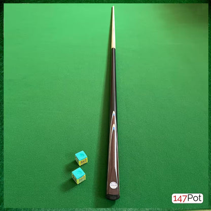 57" 2-Piece Handmade Ash 9.5mm Tip Exotic Splice Snooker Pool Cue - Pathline Series