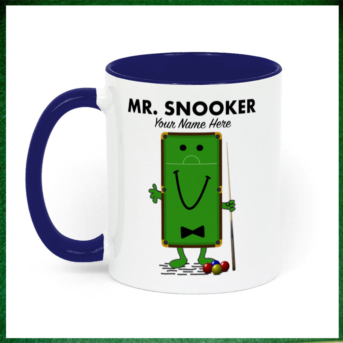 Mr.Snooker Personalised Novelty 11oz Mug || Mug, Coaster & Set Options