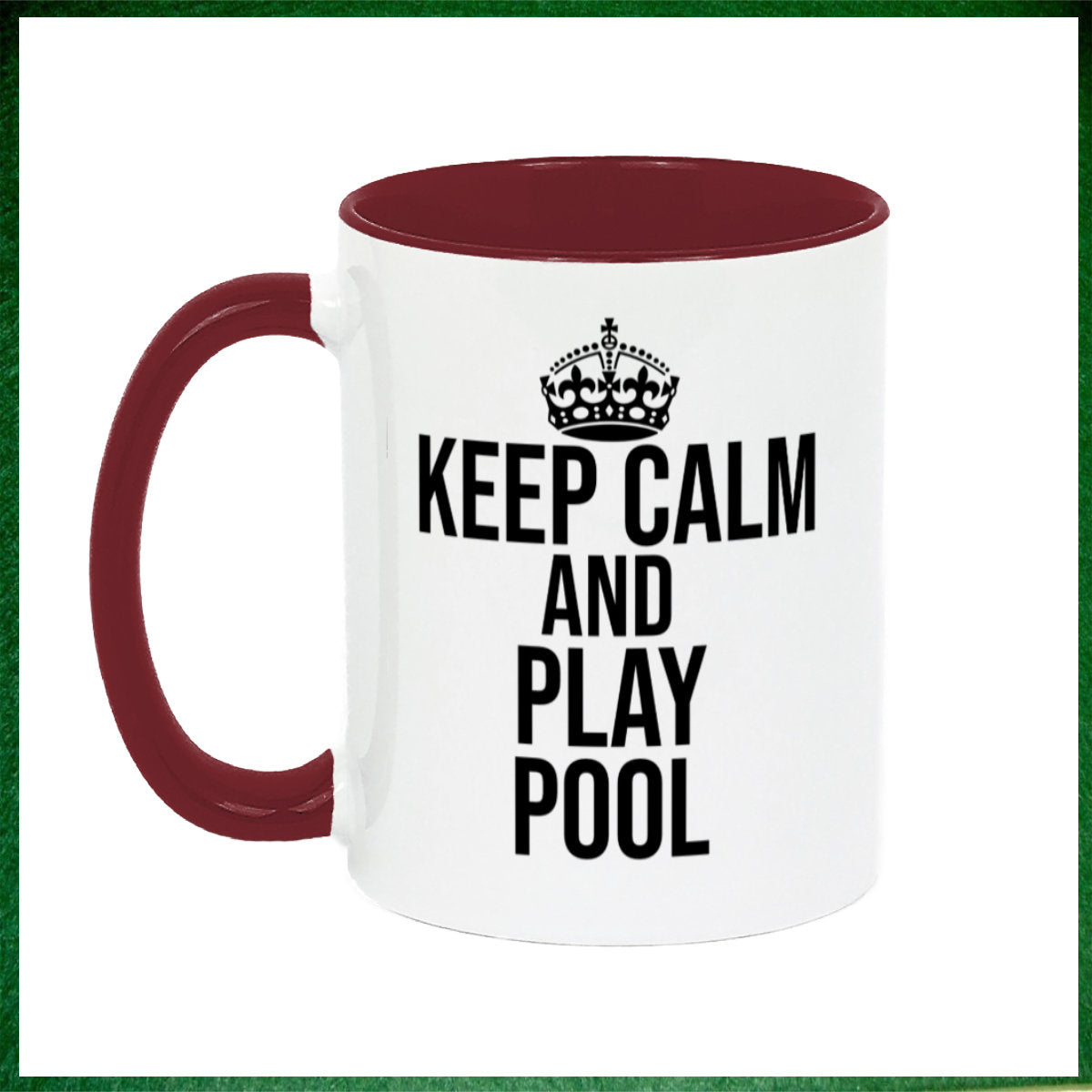 Keep Calm and Play Pool 11oz Mug || Mug, Coaster & Set Options